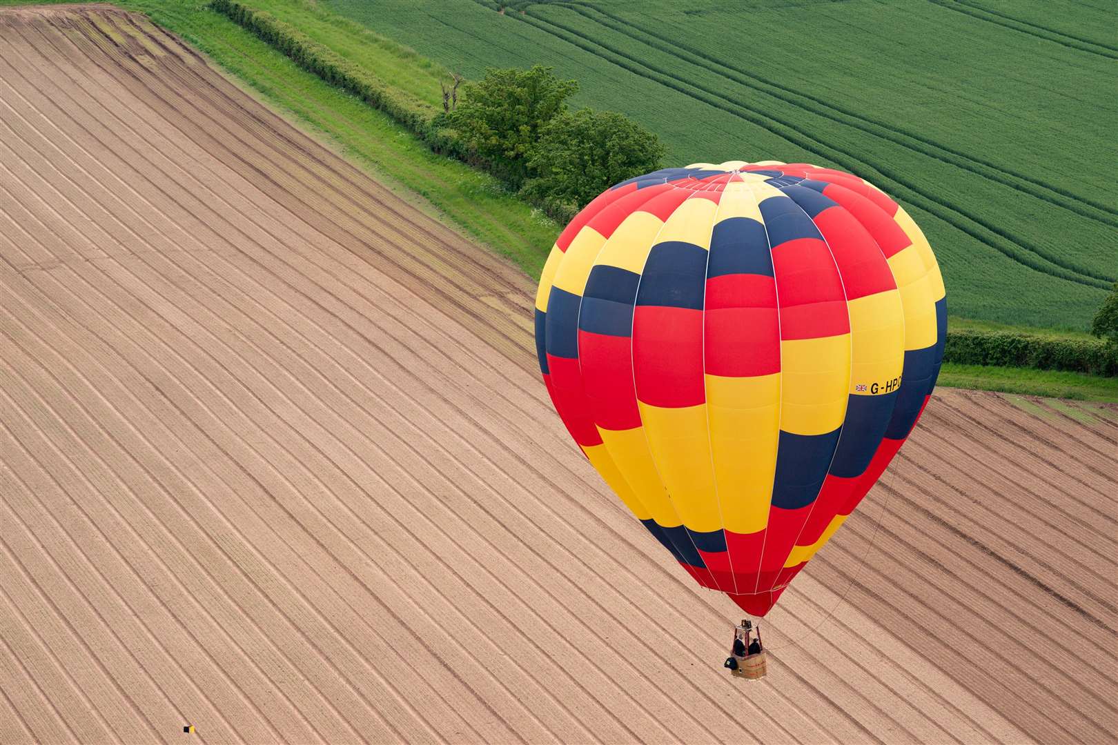 The colours were vibrant (Jacob King/PA)