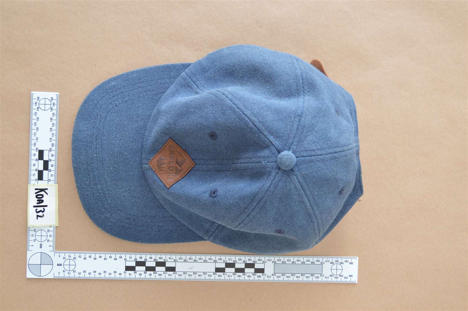 A blue cap found with Daniel Khalife when he was arrested (Metropolitan Police/PA)