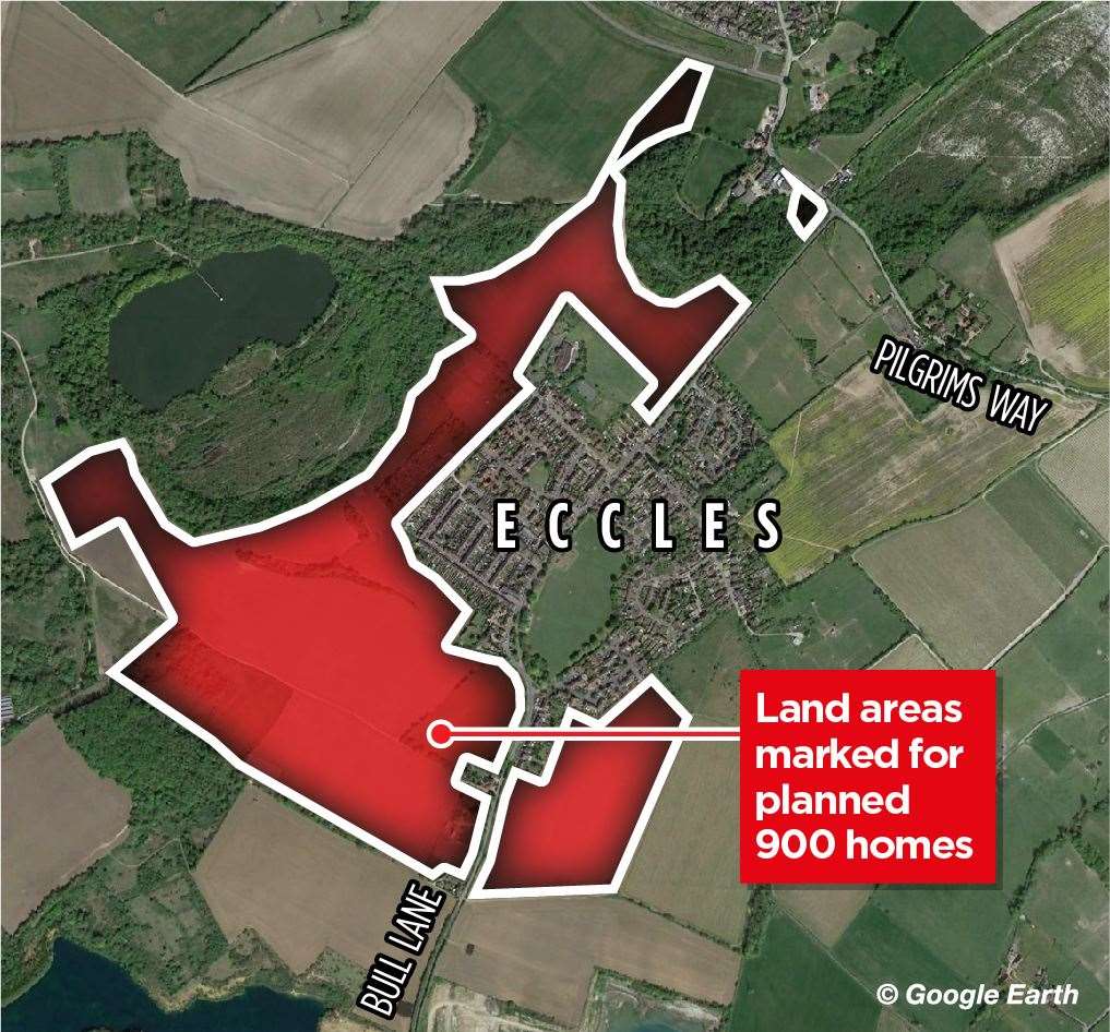 The proposed development area at Bushey Wood in Eccles