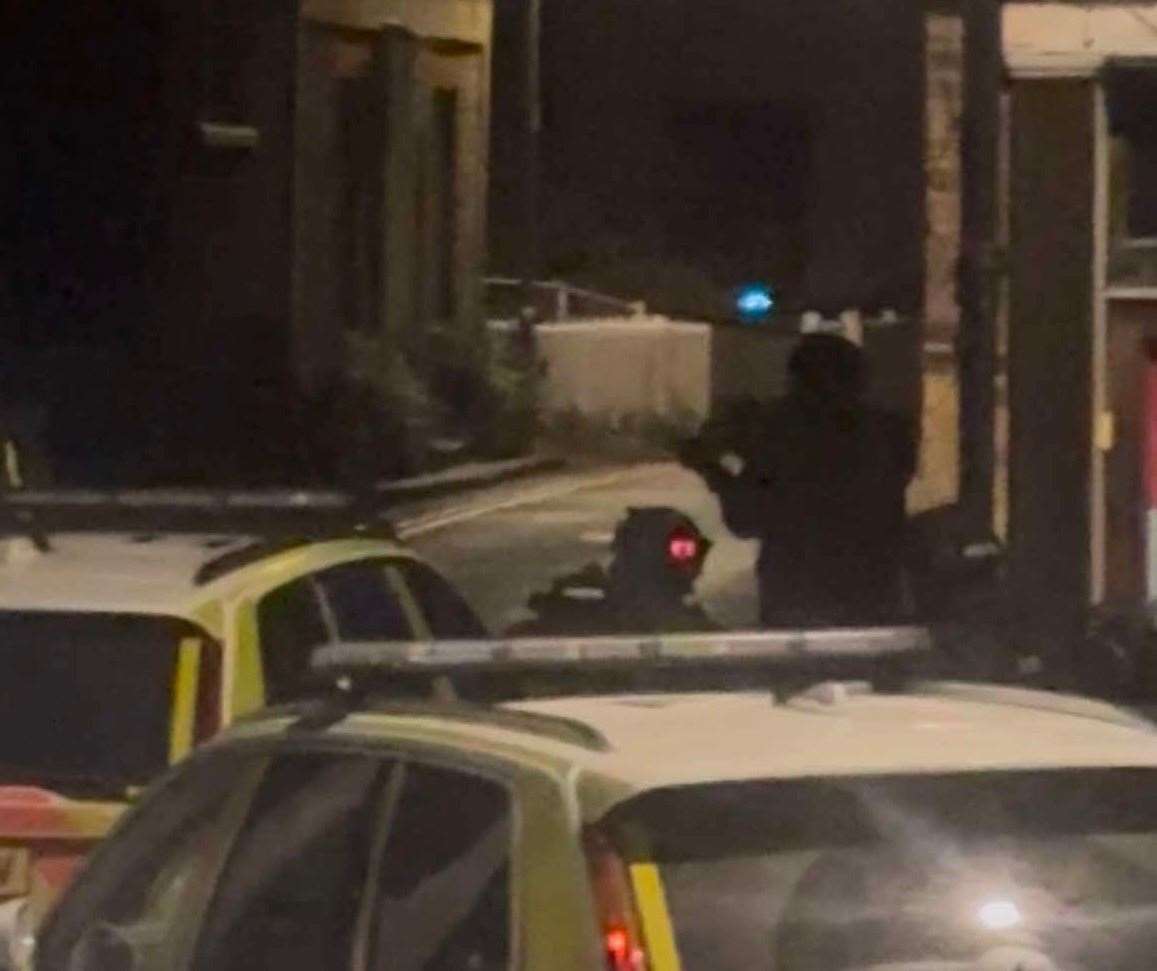 Armed police were spotted near the Smugglers Inn, Herne Bay. Picture: Dean Clark