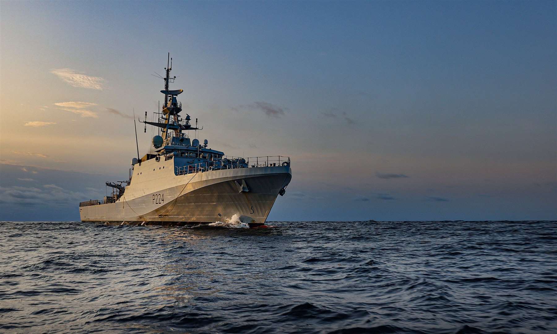 The HMS Trent has become the first Royal Navy warship to intercept a narco-sub (MOD/Crown Copyright2024/LPhot Alex Ceolin/PA)