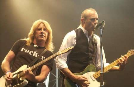Status Quo at their last appearence in Rochester Castle grounds. Picture: GAVIN CRAYFORD