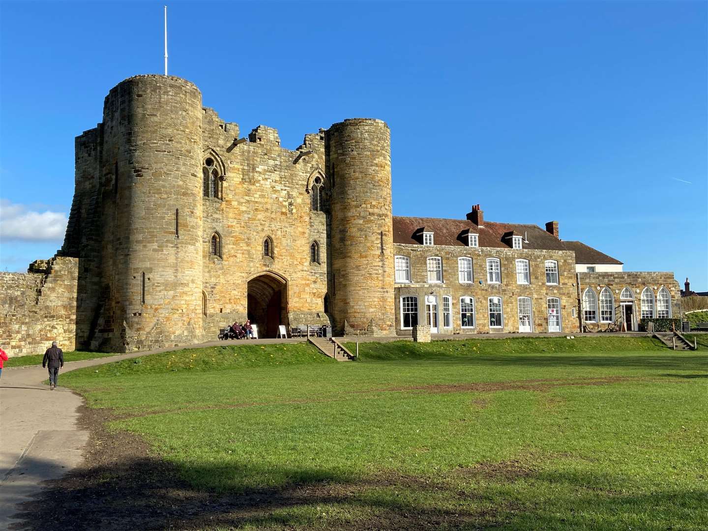 The temporary Post Office has opened at Tonbridge Castle