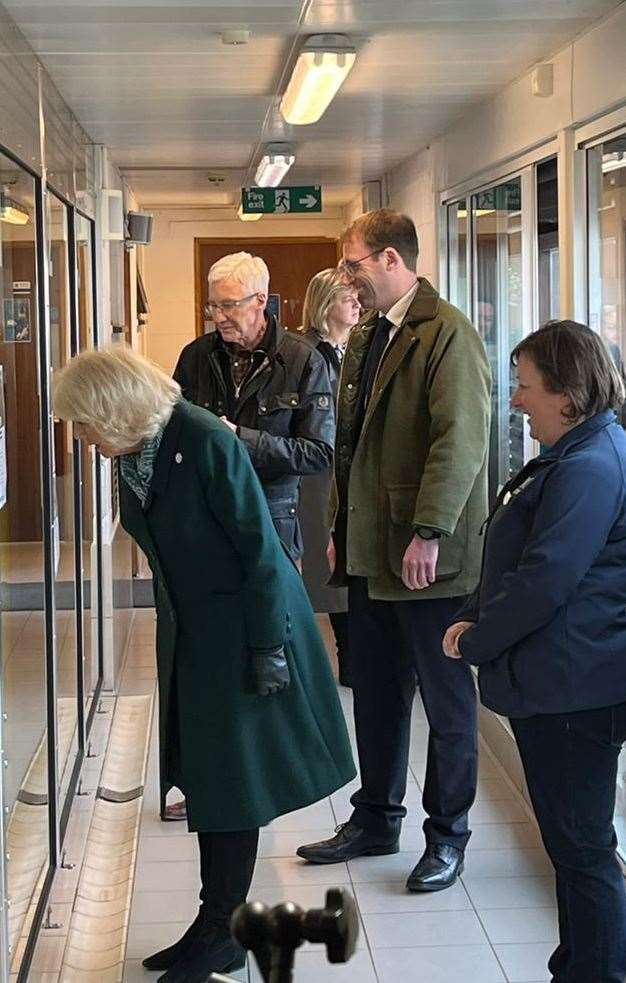 The Duchess of Cornwall at Battersea Dogs' Home, Brands Hatch