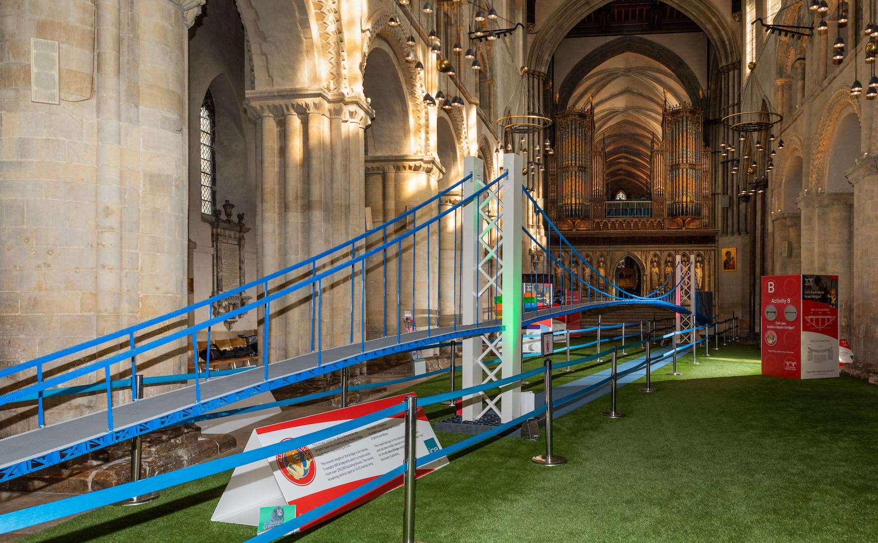 The bridge will be on display from August 1 to 29. Picture: Andy Jones / Rochester Bridge Trust