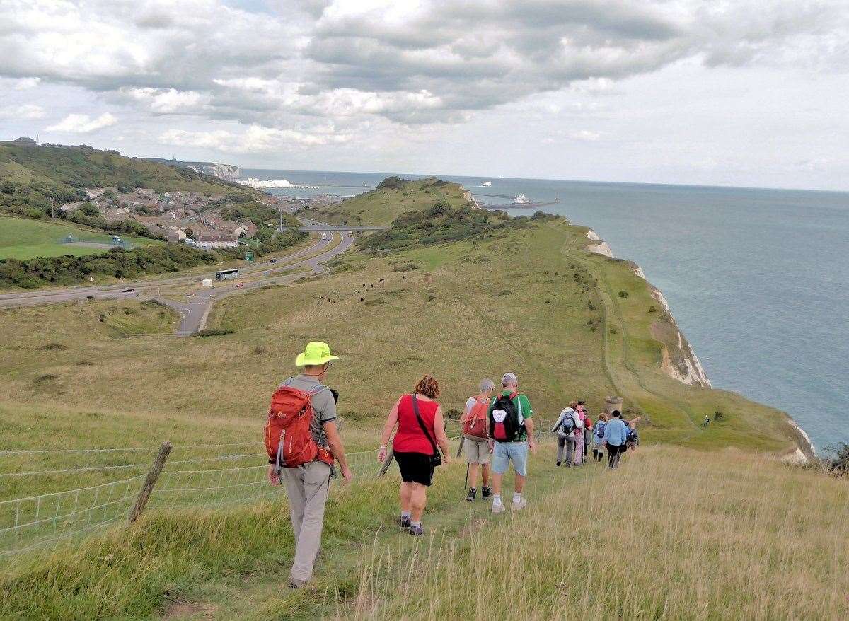 There are half a million visits to the cliffs every year.Picture: Rob Riddle