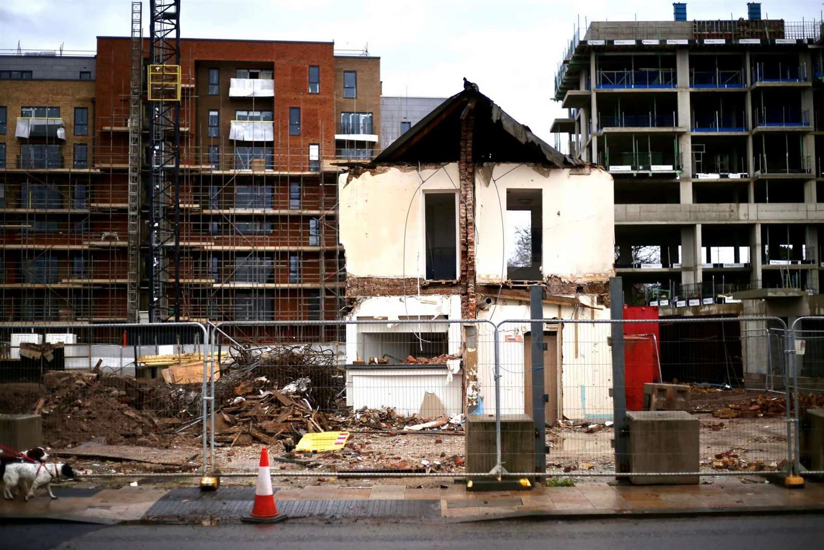 The last standing building in Lowfield Street, Dartford. Picture: Richard McSweeney