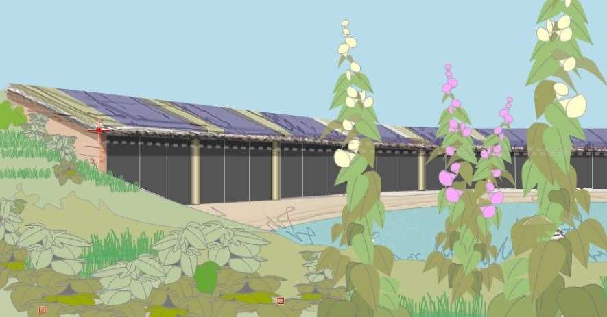 How the eco-home in Smarden near Ashford could have looked. Picture: Prime Folio