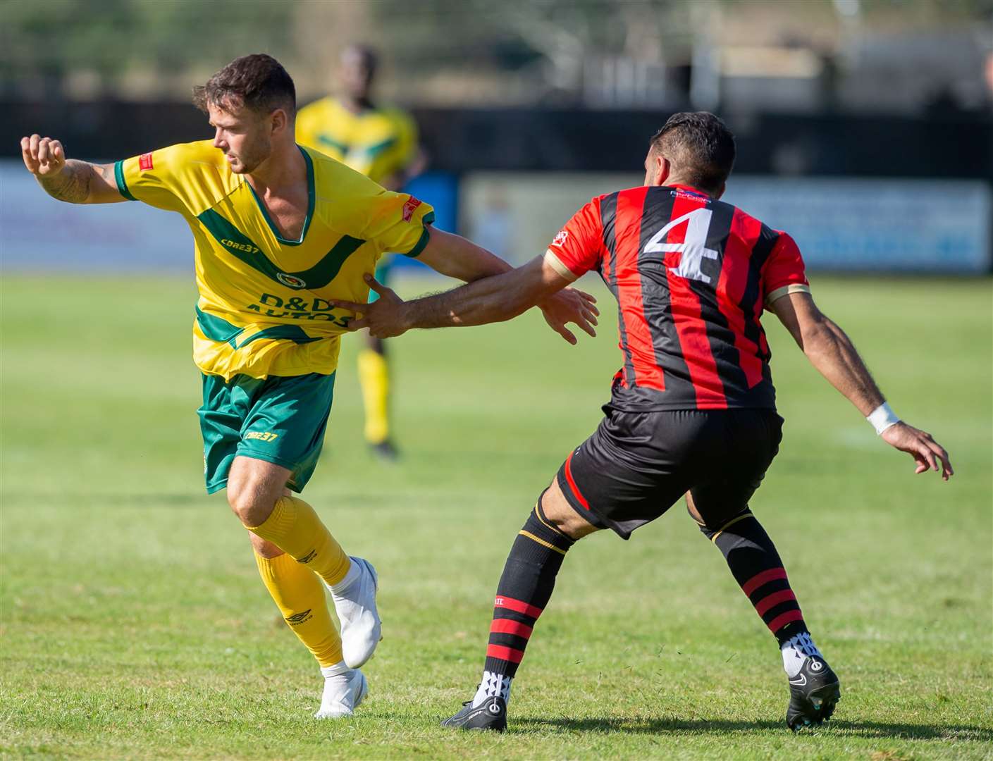 Goalscorer Danny Parish in action for Ashford in their Kent Senior Cup tie at Sittingbourne. Picture Ian Scammell/Isobel Scammell