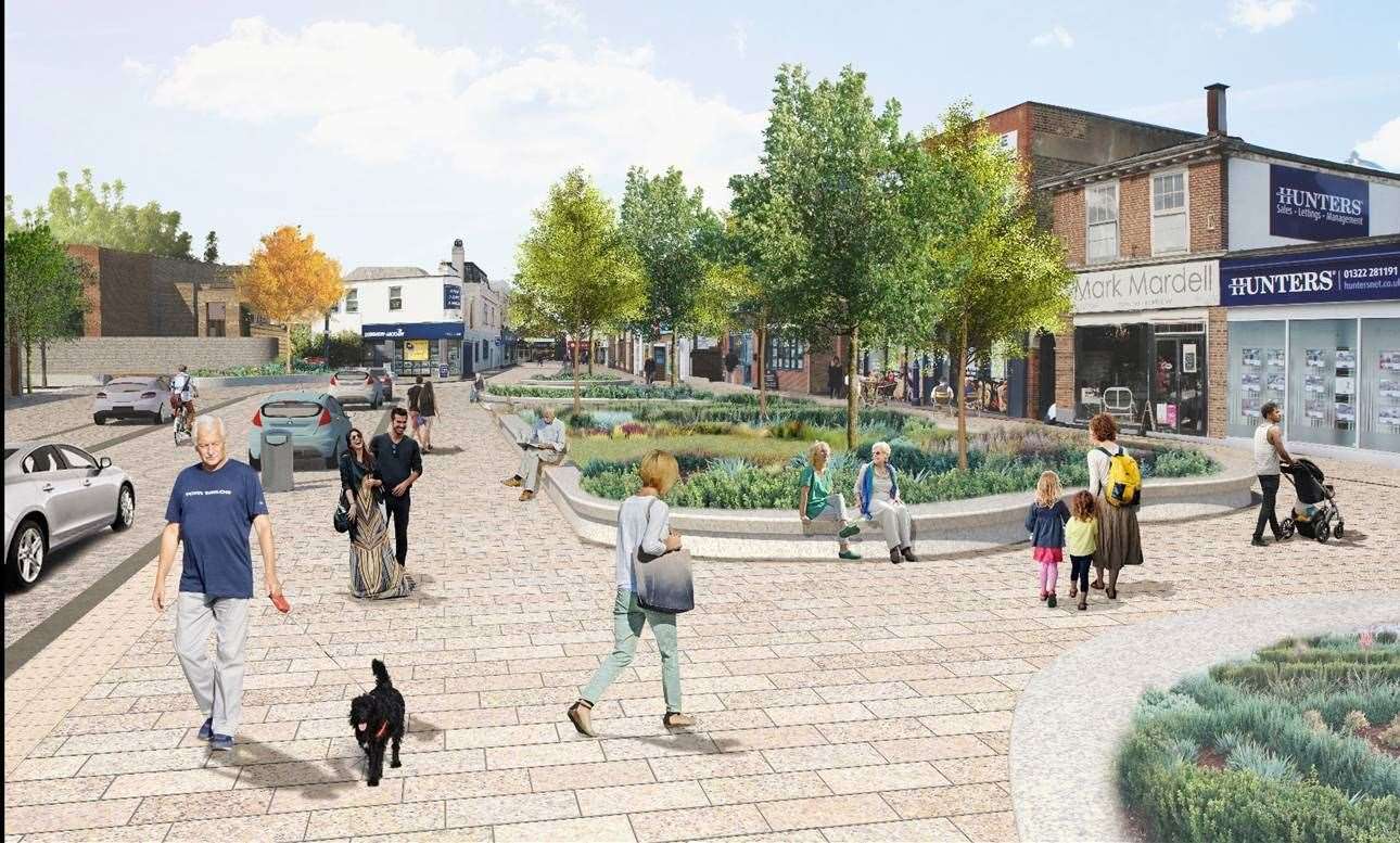 How the new Brewery Square in Dartford will look once completed