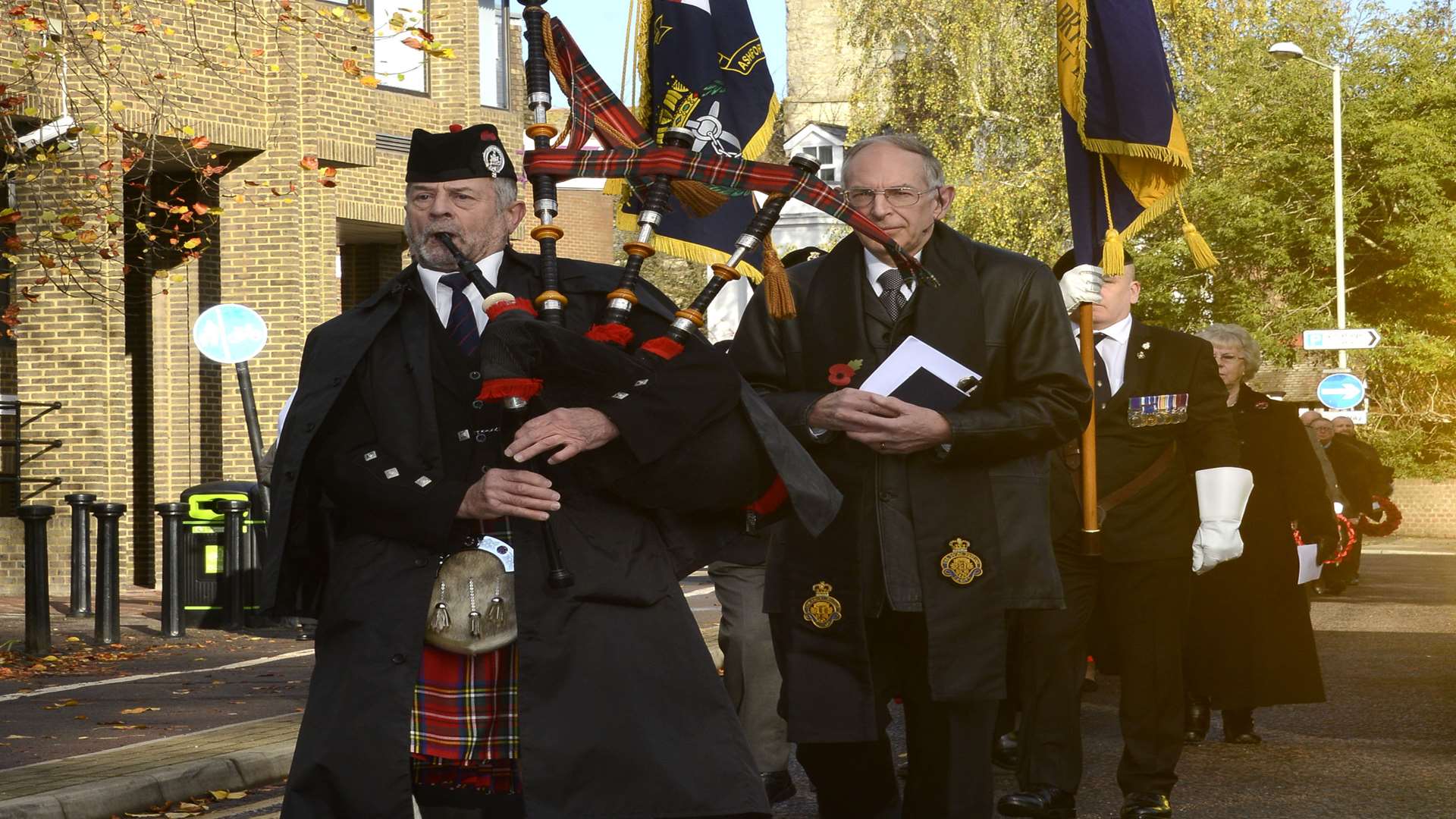 The Remembrance Day parade through Ashford will end at the Memorial Gardens