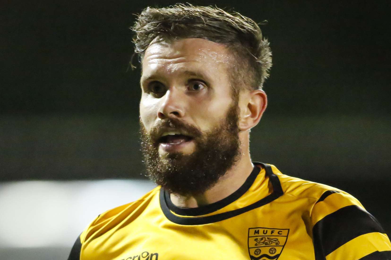 Maidstone United striker Adam Birchall Picture: Martin Apps