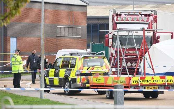 39 people were found dead in a lorry container in Essex