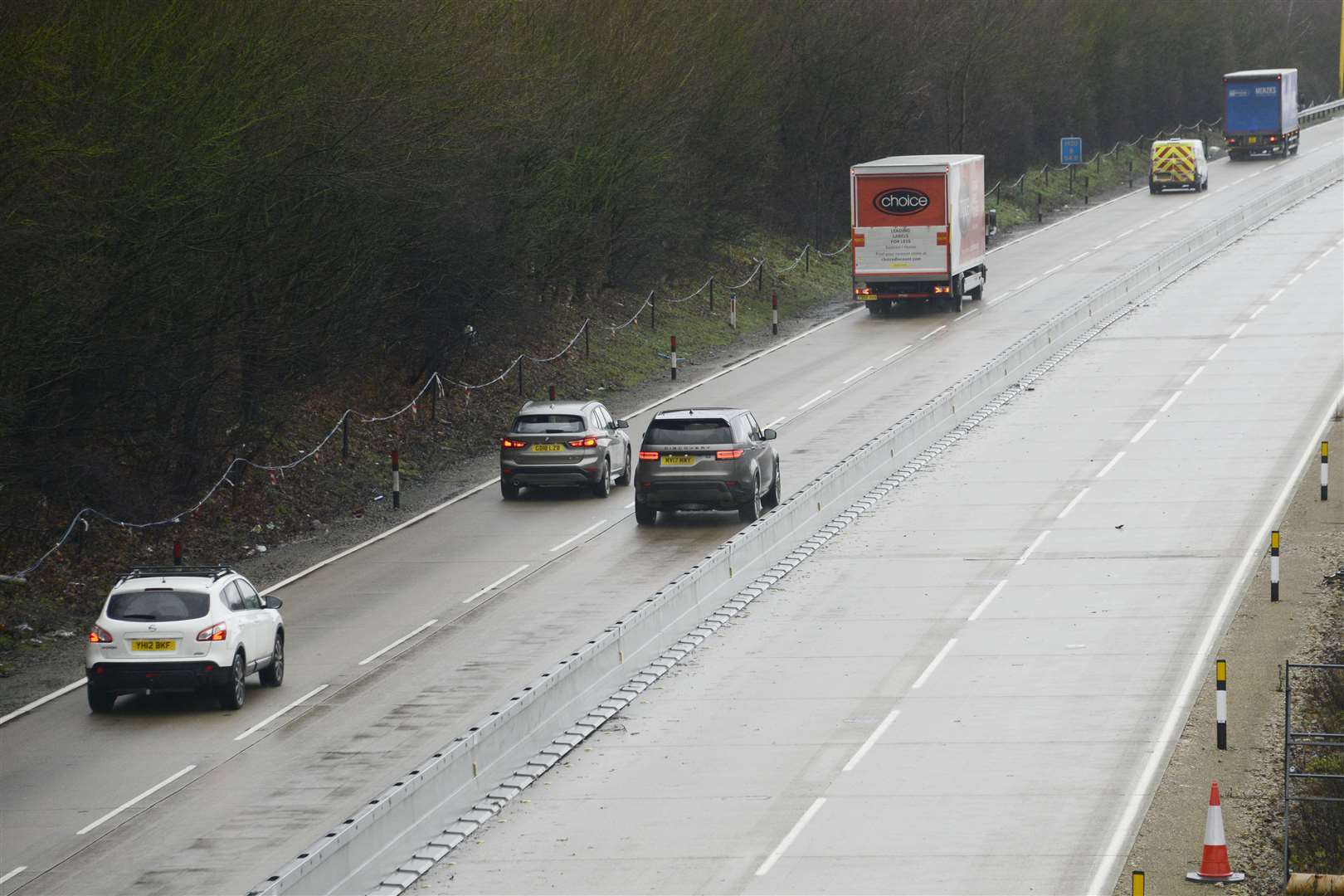 The barrier has been in place since February. Picture: Paul Amos