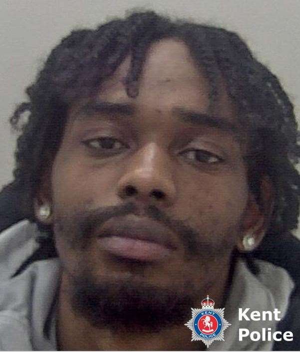 Andre Harris, 22, pleaded guilty at Maidstone Crown Court. Picture: Kent Police