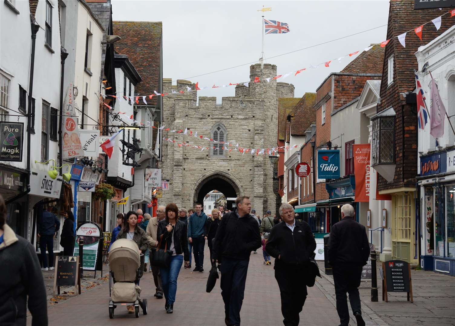 The Westgate Towers and St Peter's Street, Canterbury
