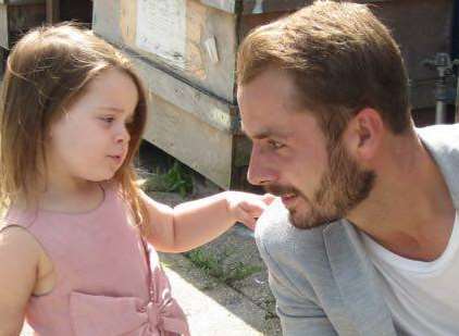 Luke Leggatt, from Canterbury, with his daughter Scarlett