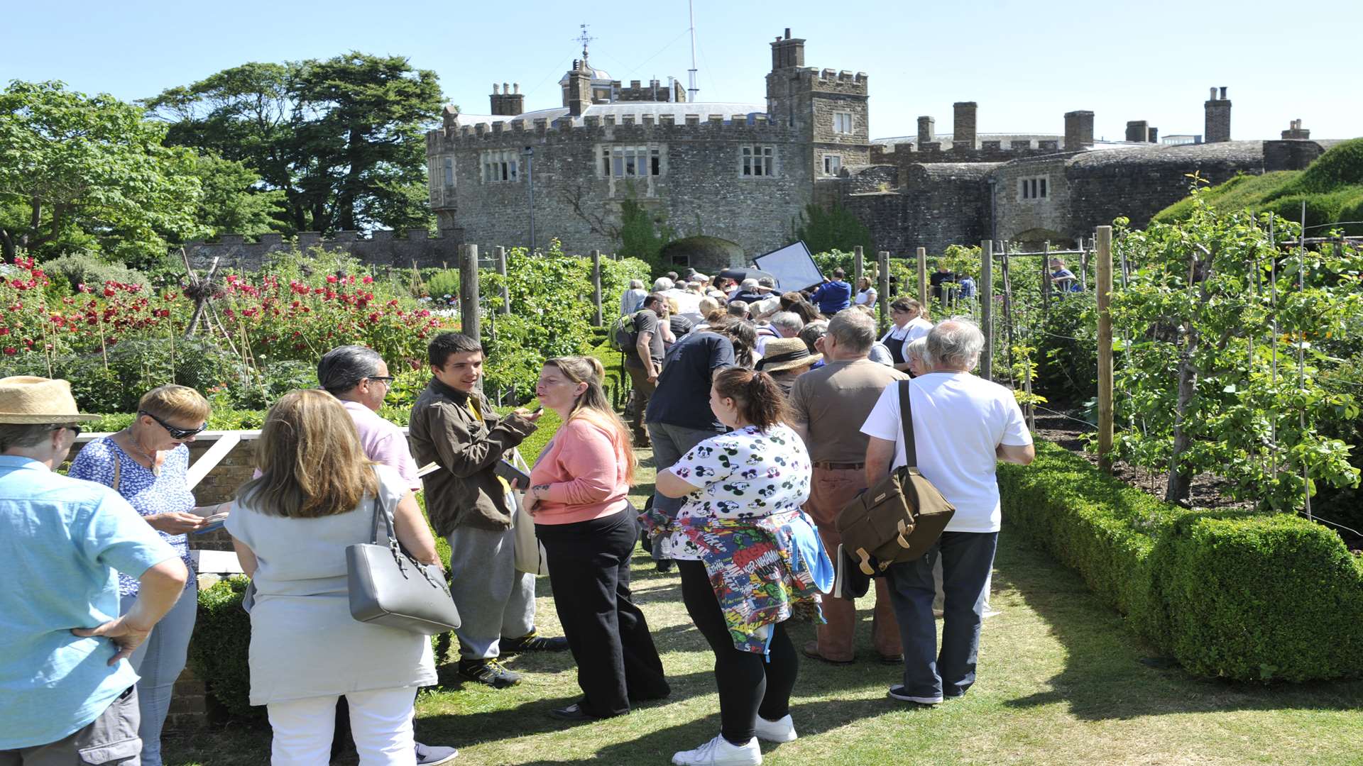 The BBC Antiques Roadshow was filmed at Walmer Castle in August
