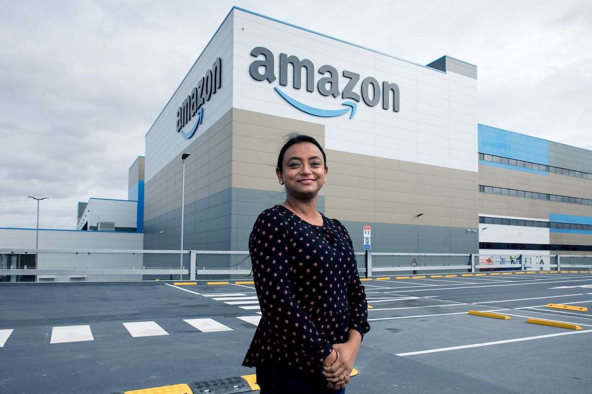 Amazon LCY3 Dartford Site leader Priyanka Bernard. Photo: Amazon