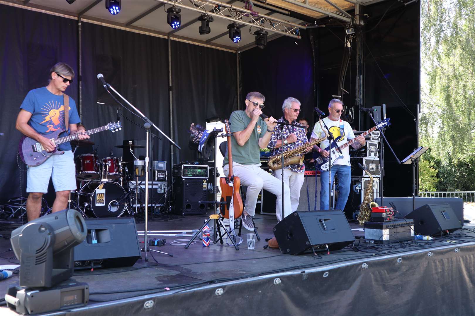 Marvellous Mo and the Backline Ferrets at Woodfest at the Woodcoombe Sports and Social Club, Murston. Picture: John Nurden (58491662)