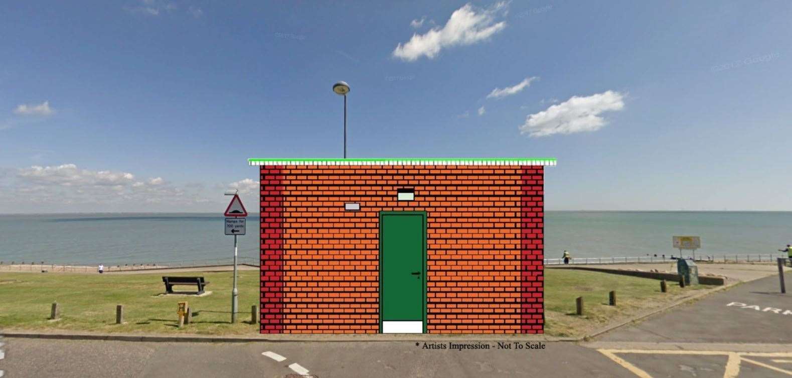 Proposed toilet block for The Leas at Minster on the Isle of Sheppey (36477021)