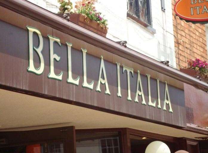 bella italia just eat