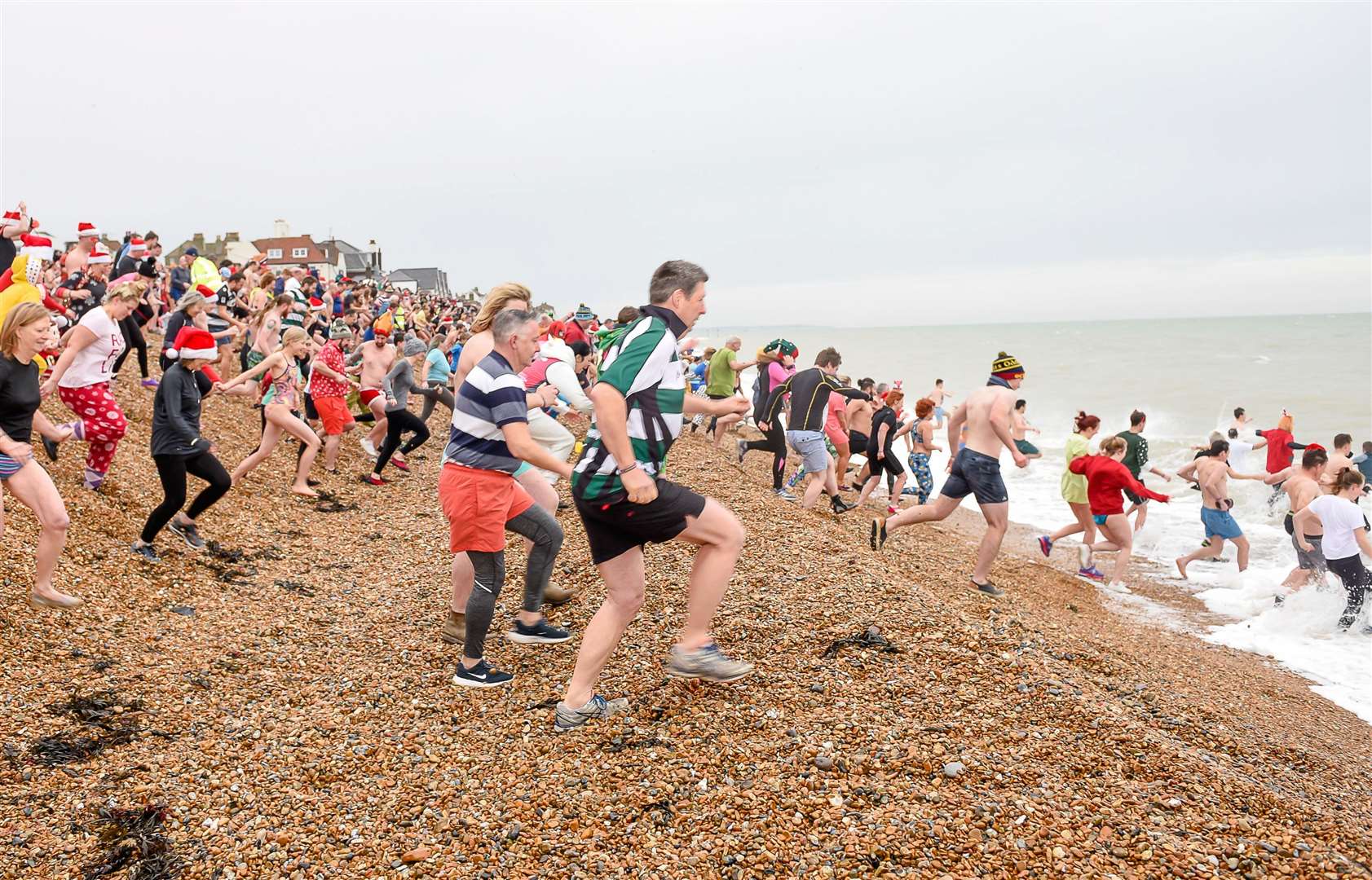 The Deal Boxing Day Dip, seen here in 2019, was first held in 1981