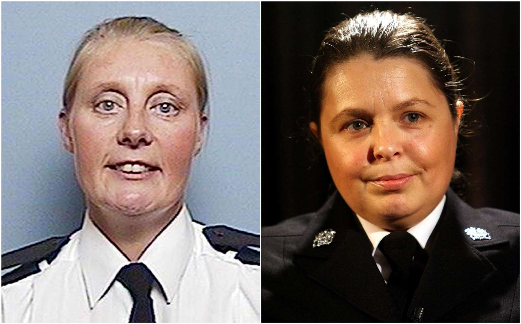 Unarmed police constables Sharon Beshenivsky, left, and Teresa Milburn were shot at point-blank range (Peter Byrne/West Yorkshire Police/PA)