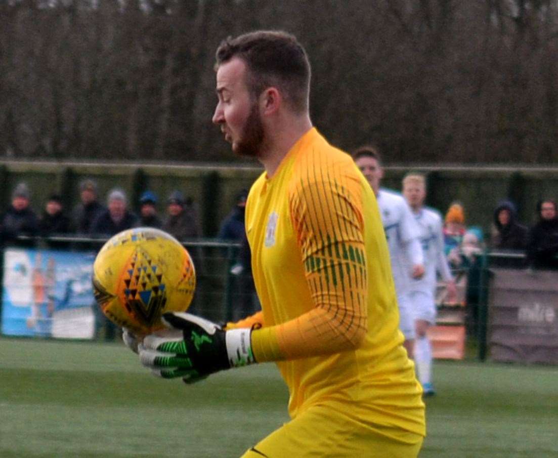Deal Town goalkeeper James Tonkin Picture: Gary Welford
