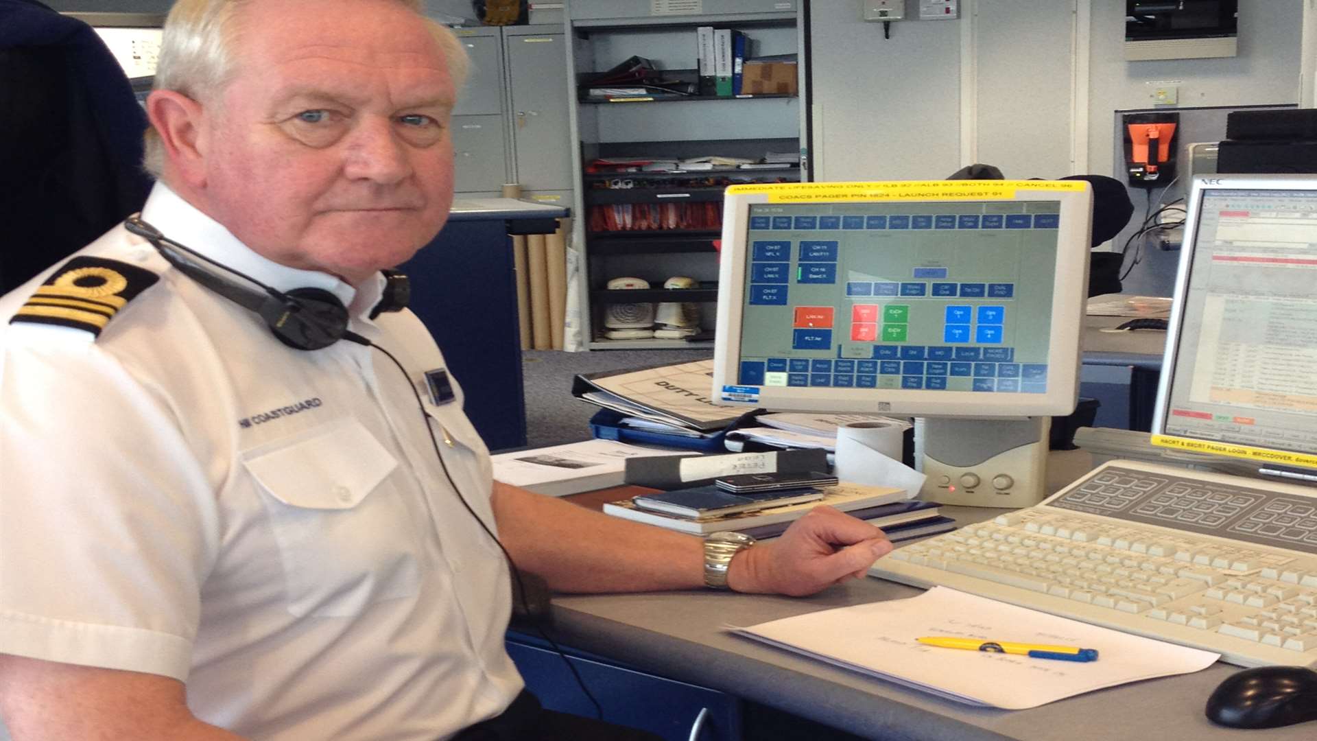 Pete Legg, who used to work at Dover coastguard