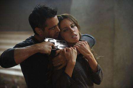 Quaid (Colin Farrell) and Lori (Kate Beckinsale) in Total Recall. Picture: PA Photo/Sony Pictures Releasing
