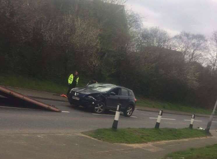 One of the cars being recovered. Picture by Chitchalena Charvetto