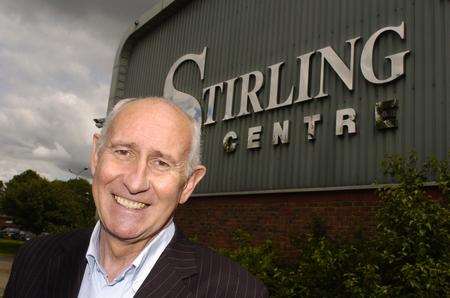 Dr Ian Walker outside The Stirling Centre