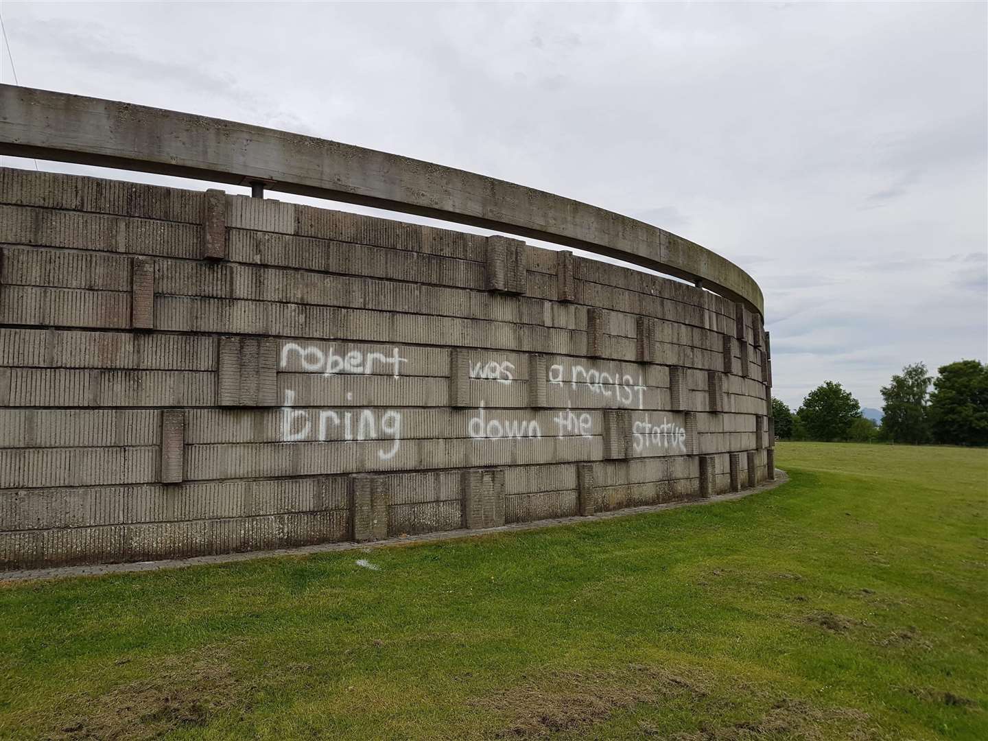 The A-listed rotunda nearby was also targeted (National Trust for Scotland/PA)