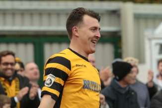 Maidstone forward Alex Flisher Picture Martin Apps