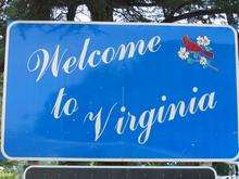 Welcome to Virginia sign