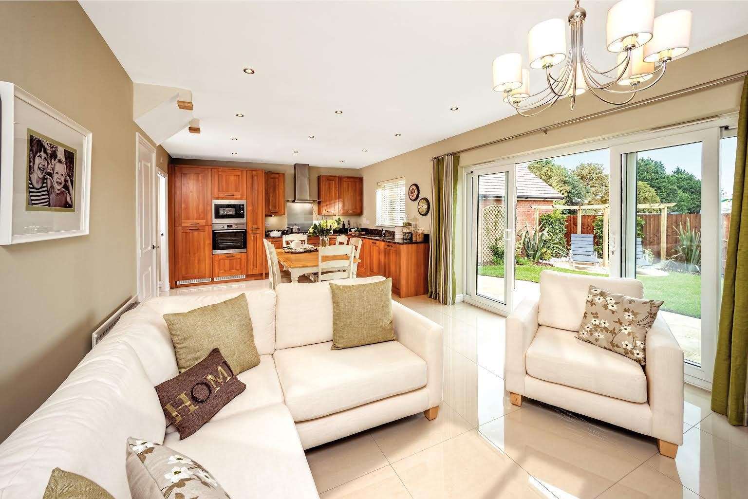 Interior of Redrow Heritage Collection home, St Andrews Park, Halling