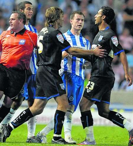 Gillingham versus Brighton