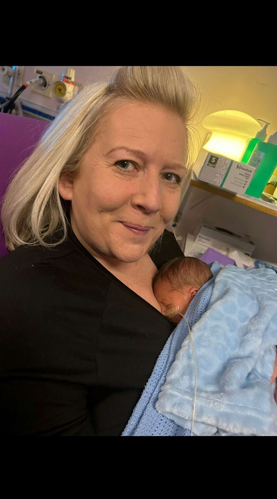 Gran Nikki Wadsworth has praised paramedics and special care staff for helping save Albie's life