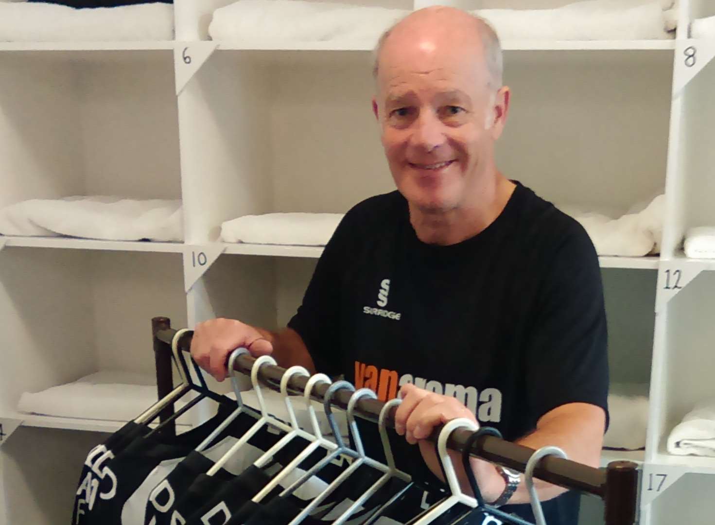 Dover Athletic kit manager Robin Hastie. Photo: Richard Harvey