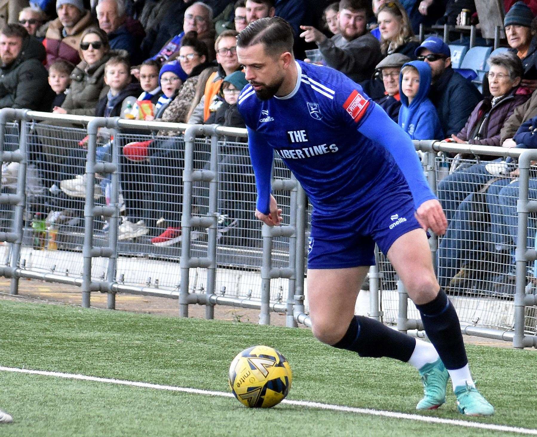 Ben Greenhalgh - has been named as Margate’s new player-boss. Picture: Randolph File