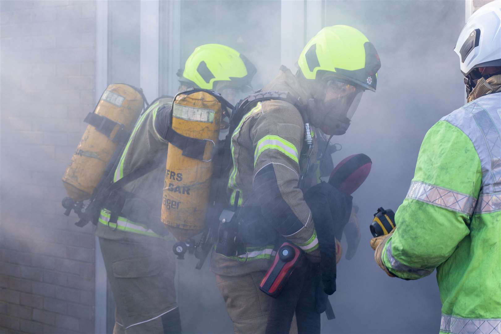 Fire crews were at the scene in Sanderling Road, Herne Bay for four hours