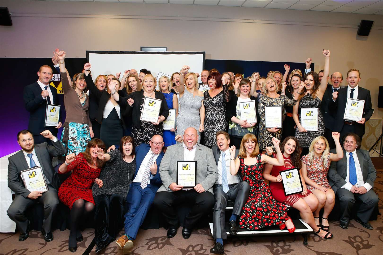 Winners of last year's Kent Teacher of The Year Awards. (1508032)