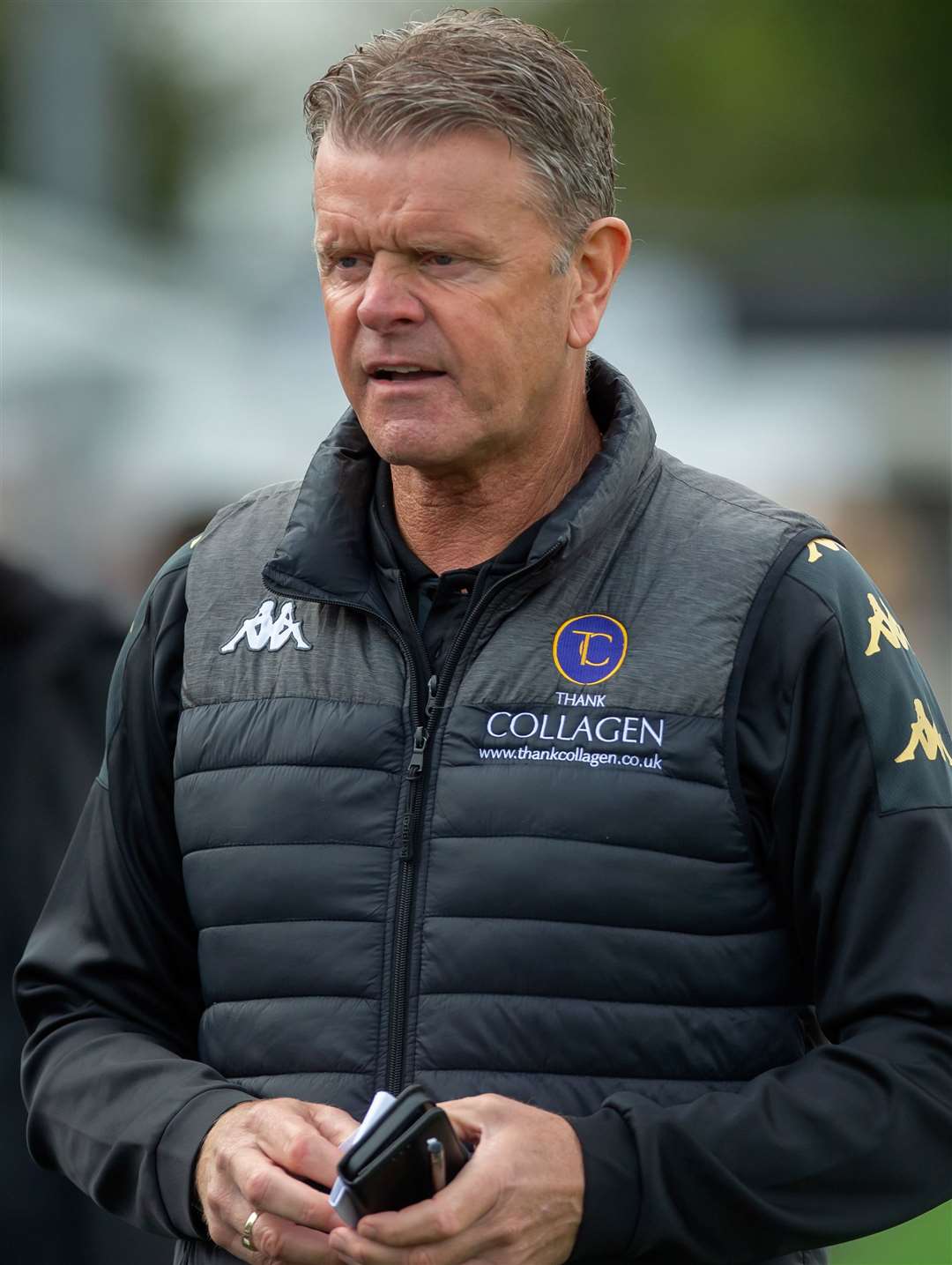 Faversham boss Tommy Warrilow will get the chance to work with his new-look squad when pre-season training gets under way this weekend Picture: Ian Scammell