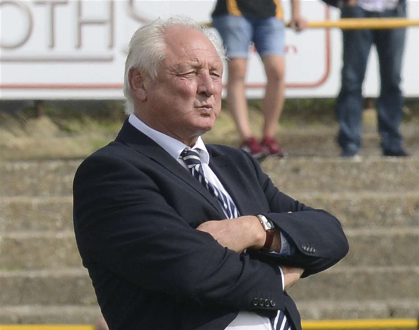 Neil Cugley takes Folkestone to Whitstable in the FA Cup this weekend Picture: Paul Amos