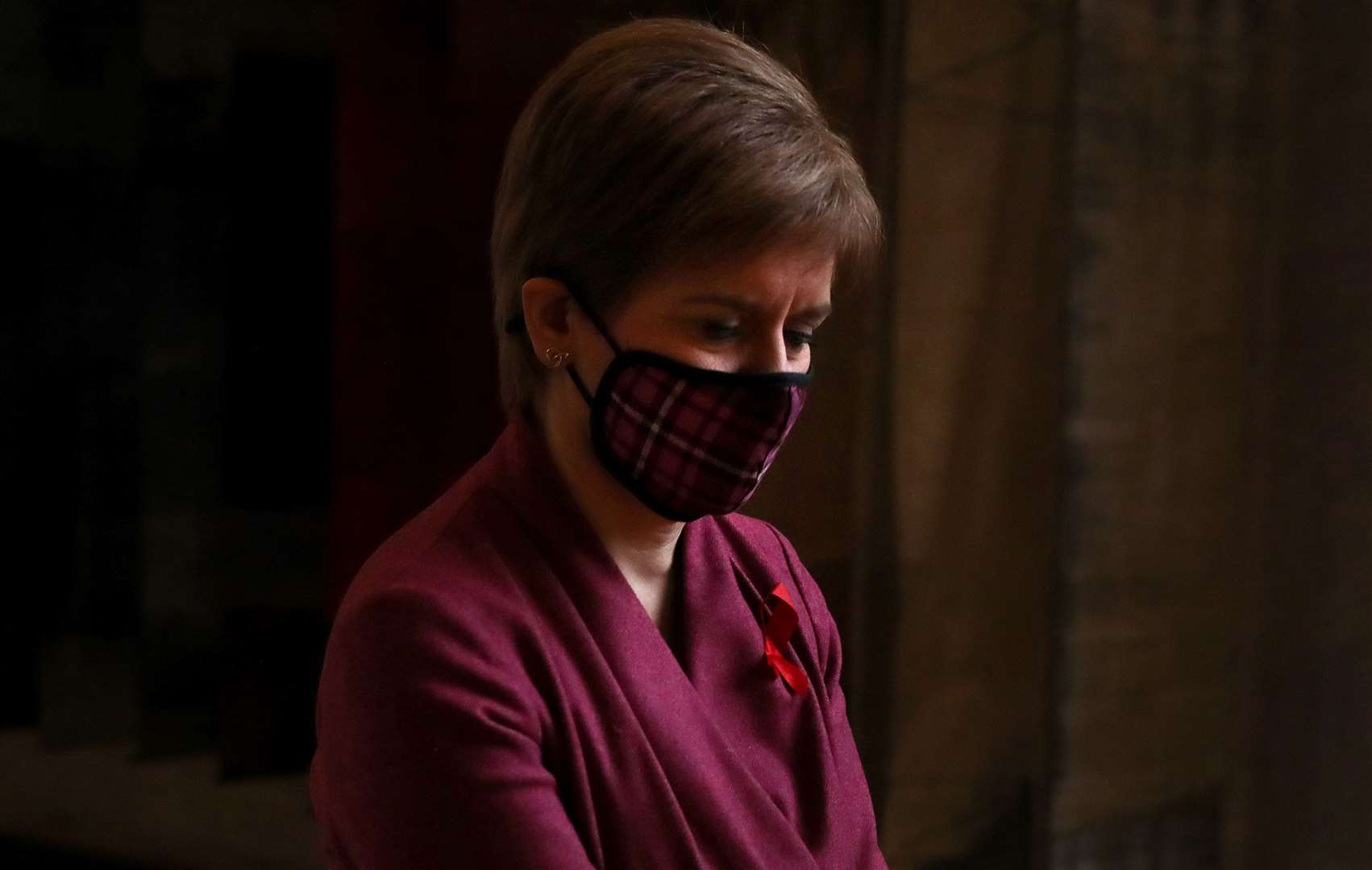 Nicola Sturgeon gave the Covid-19 update (Andrew Milligan/PA)