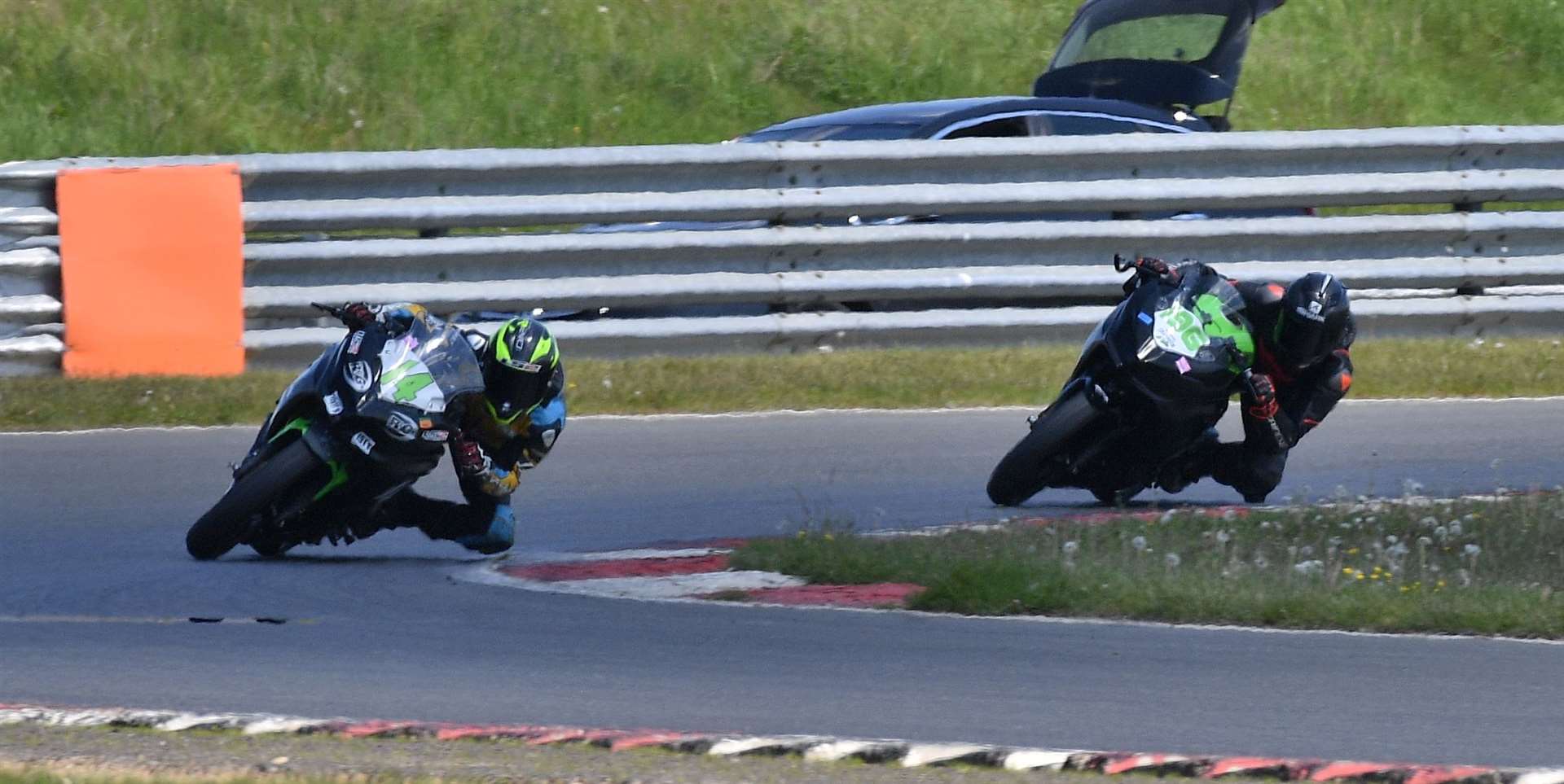 Faversham rider Finn Smart-Weeden in action at Snetterton Picture: Jenny Triker Wells