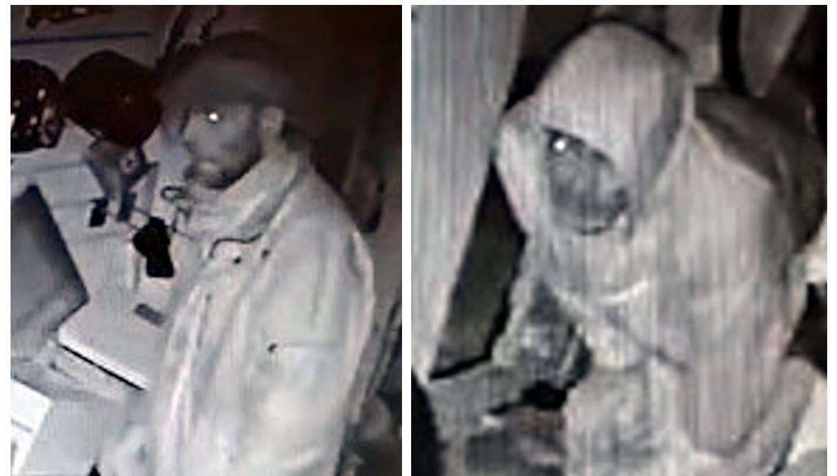 CCTV was released after the break-in at the shop in Hythe. Picture: Kent Police