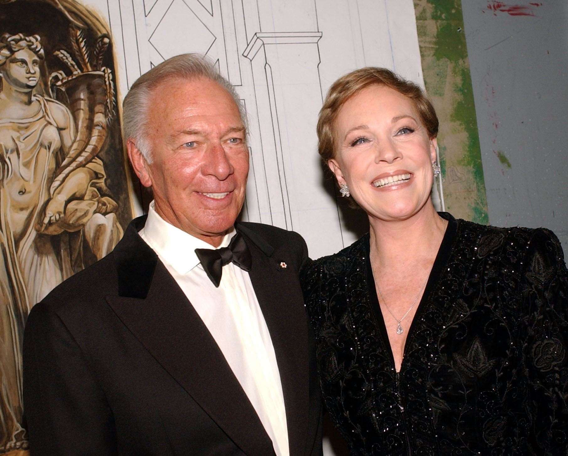 Christopher Plummer with Julie Andrews (Rich Lee/PA)