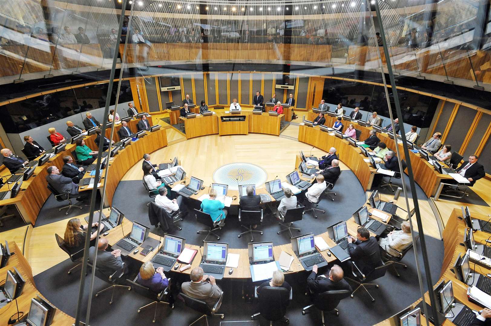 Previous Prime Minister David Cameron speaks in the Senedd as he addresses Assembly Members ahead of their regular plenary session (PA)